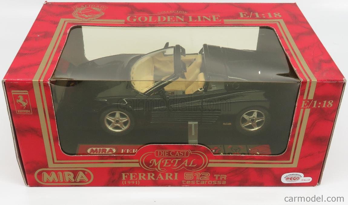 MIRA 6144 Scale 1/18 | FERRARI 512TR TESTAROSSA 1991 BLACK