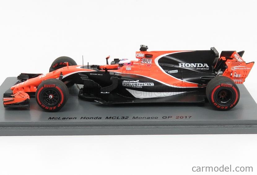 MINIMAX 1/43 sparkmodel F1 F1速報 MonacoGP J.Button One Time Only
