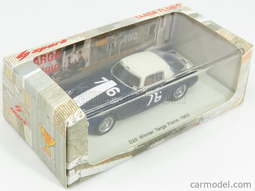 LANCIA D20 N° 76 - 1er Targa Florio 1953 - SPARK 1/43 EUR 40,00 - FR