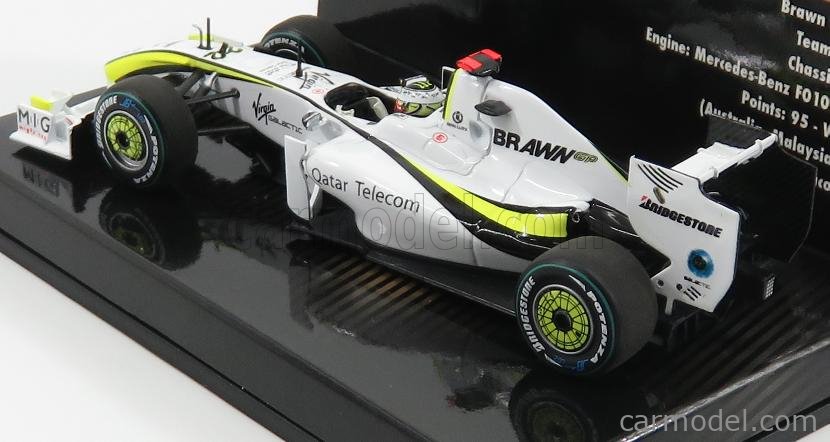 MINICHAMPS 436090022 Jenson Button World Champion 2009 Brawn GP Bgp001 1 43 for sale online
