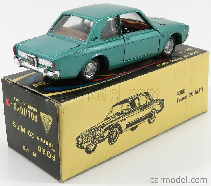 Politoys M FORD TAUNUS 20 M.T.S. échelle 1/43 – Modèle Neuf, Boîte Abîmée