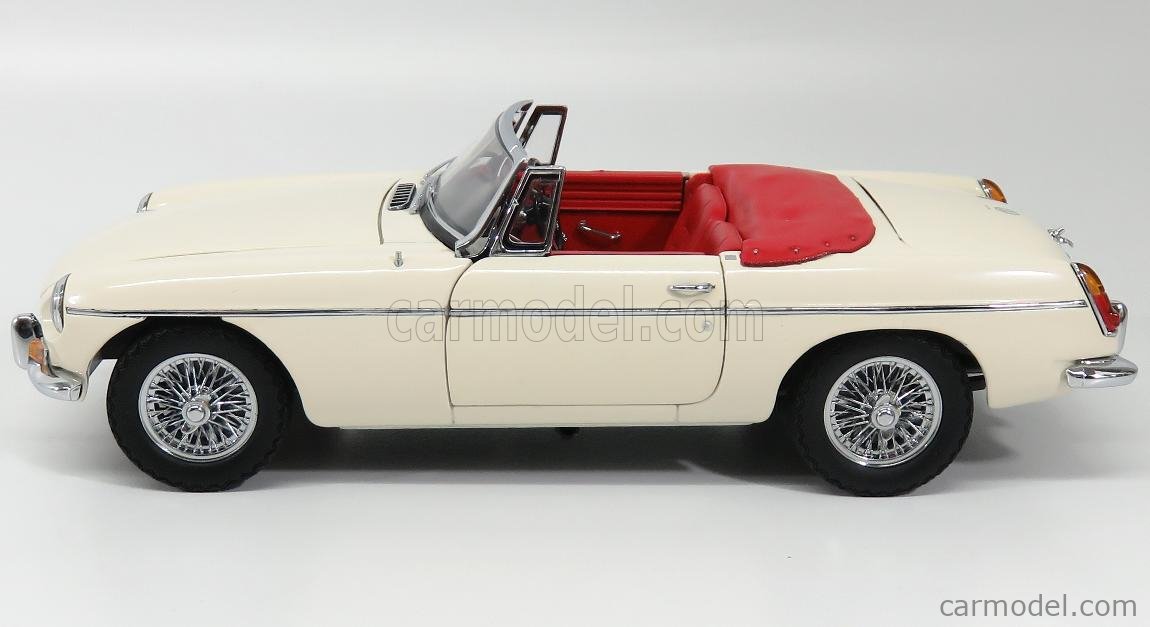 京商 1/18 MGB MkI Roadster 1966 ◇ Gloss White ◇ Kyosho Gorgeous