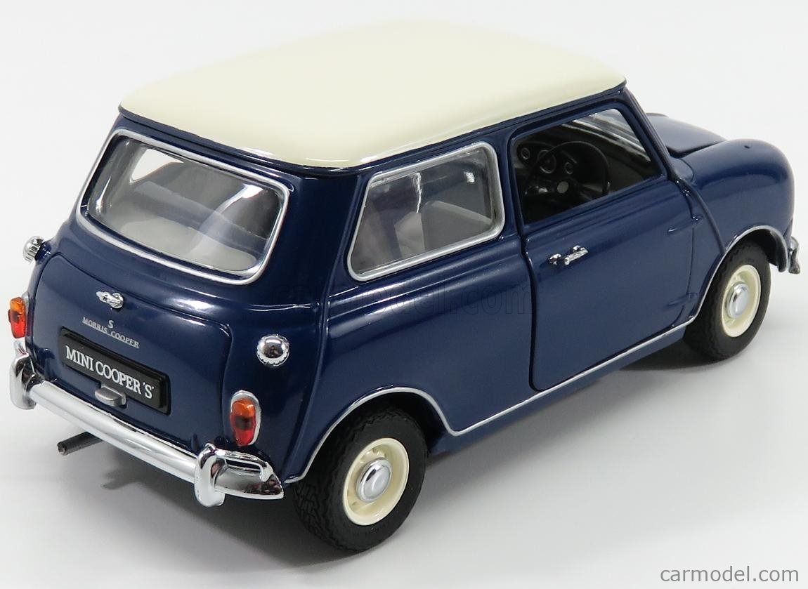 Miniature Kyosho 1/18 - Morris Mini Cooper 1275 S Bleue (Réf. 08101B) - État Neuf, Boîte Incluse