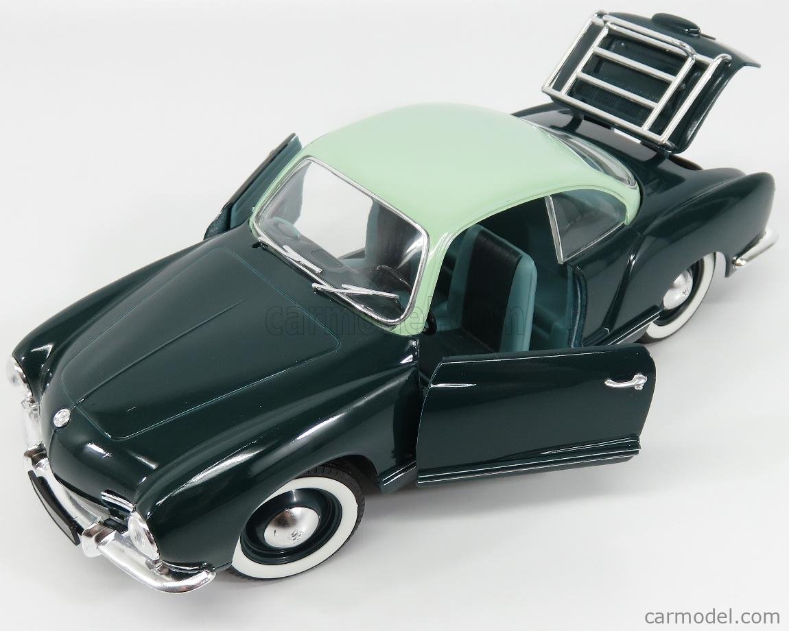 SOLIDO 8061 Scale 1/18 | VOLKSWAGEN KARMANN GHIA 1957 2 TONE GREEN
