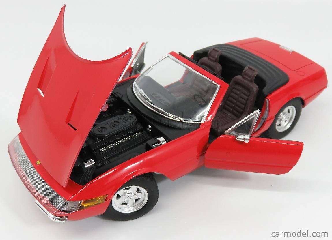 SOLIDO 8017 Scale 1/18 | FERRARI 365 GTS SPIDER OPEN 1968 RED