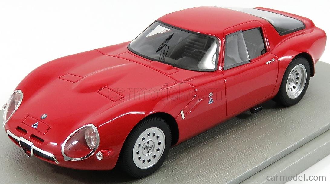 Alfa Romeo Tz2 Coupe Autodelta #41 Le Mans 1965 TECNOMODEL 1:18 TM18-65B Model 