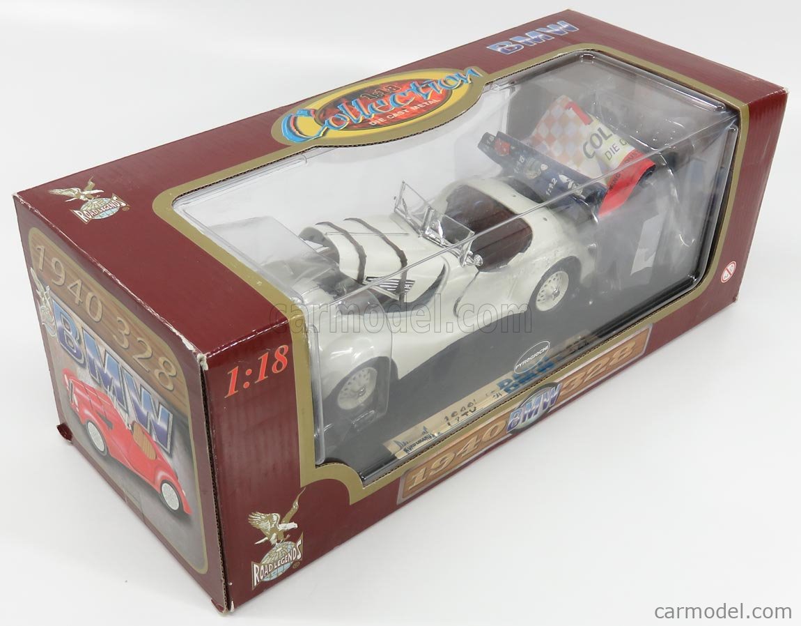 YAT-MING 92288 Scale 1/18 | BMW 328 SPIDER 1940 WHITE