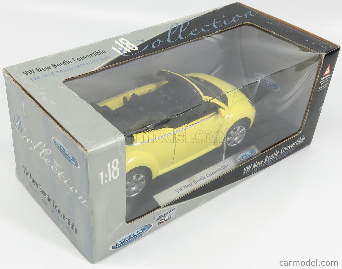 WELLY WE12542Y Scale 1/18 | VOLKSWAGEN NEW BEETLE