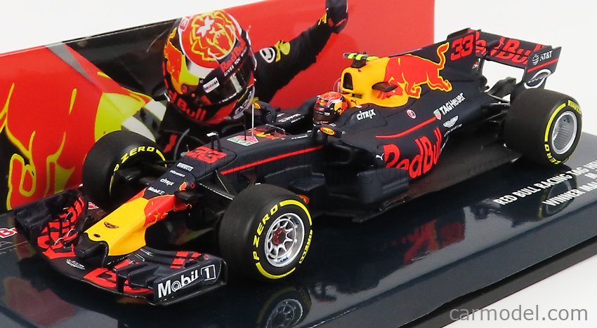 RED BULL - F1 RB13 TAG HEUER N 33 WINNER MALAYSIAN GP 2017 MAX VERSTAPPEN