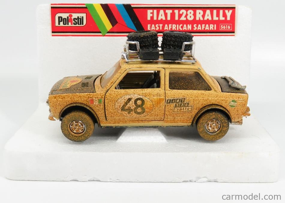 politoys fiat 128 rally east african safari - p - Comprar Coches a