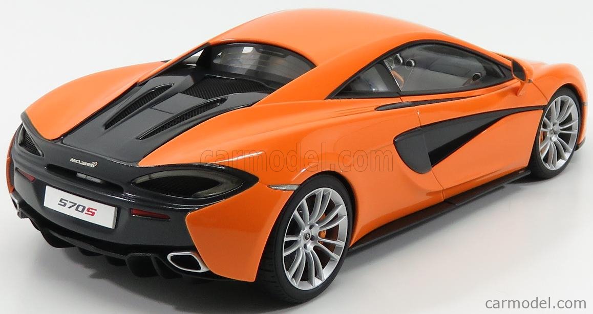 2016-nuevo Autoart 76044-1/18 mclaren 570s-naranja