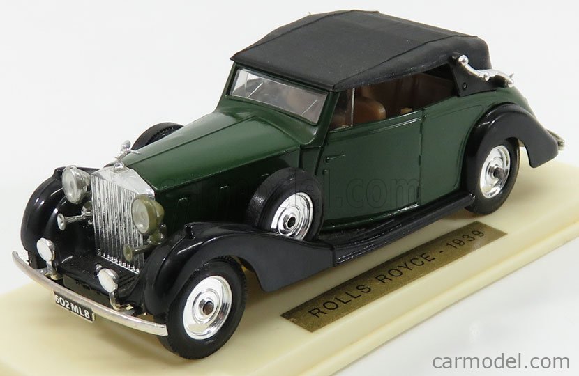SOLIDO 46 Scale 1/43 ROLLS ROYCE PHANTOM III CABRIOLET SOFTTOP 1939