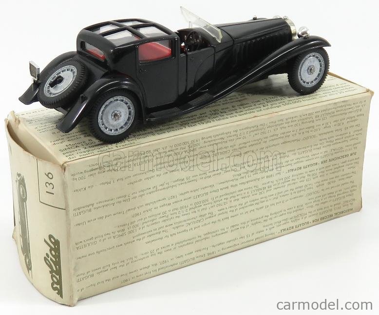 SOLIDO 136 Scale 1/43 | BUGATTI 41 ROYALE 1930 BLACK