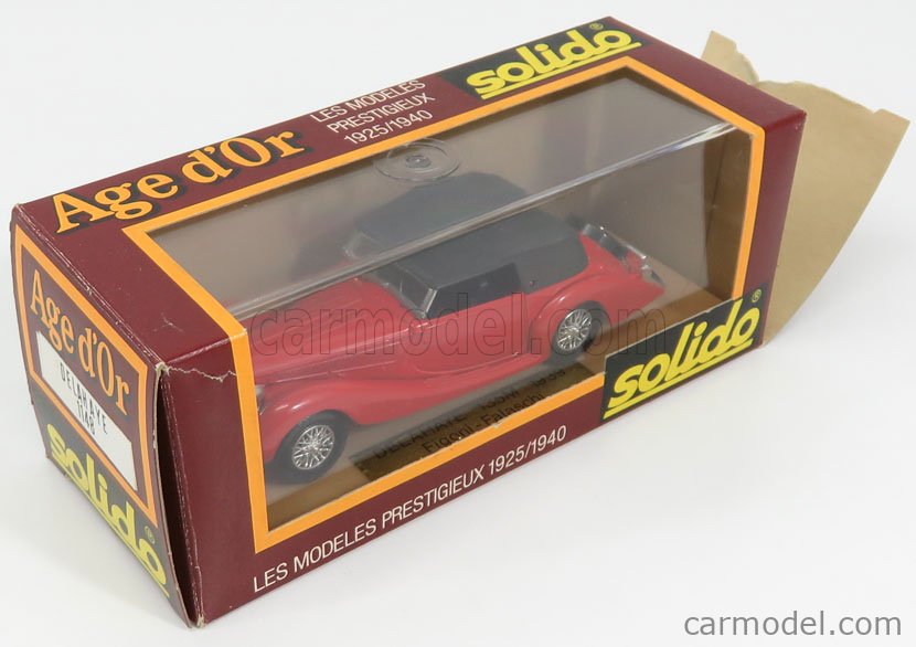 Details about   Solido Delahaye 135M 1/43 Scale Age d'Or various styles & liveries BOXED