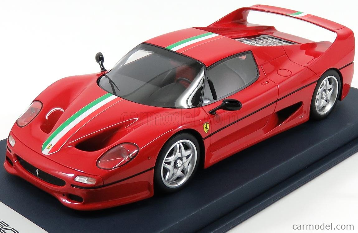 FERRARI - F50 ITALIAN STRIPES 1995 - CON VETRINA - WITH SHOWCASE