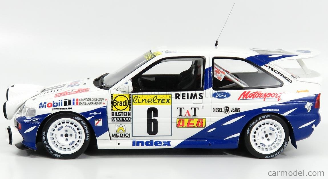 Otto Mobile 1:18 - 1 - Model sports car - Ford Escort Cosworth RS Gr.A Yacco Rally Montecarlo
