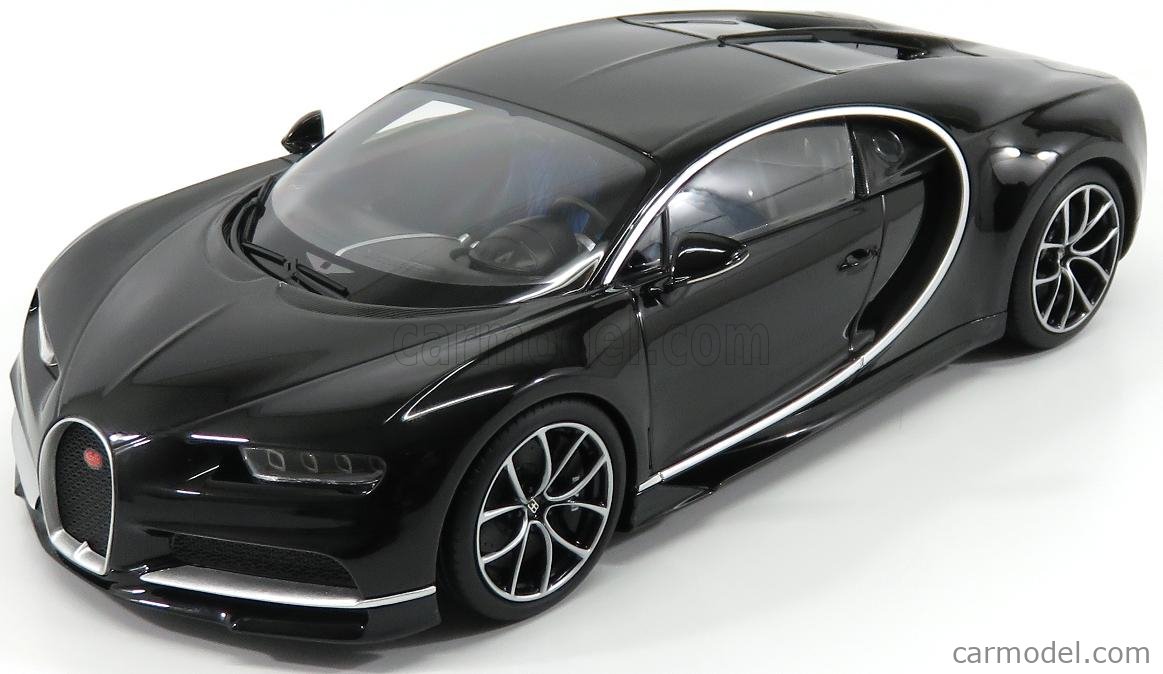 KYOSHO 09548BK Scale 1/18 | BUGATTI CHIRON LE PATRON 2016 BLACK CARBON