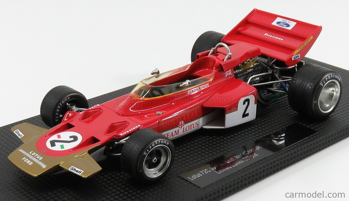 1:18 GP Replicas GPR013A Jochen Rindt Lotus 72C World Champion 1970 Ltd 500pcs 