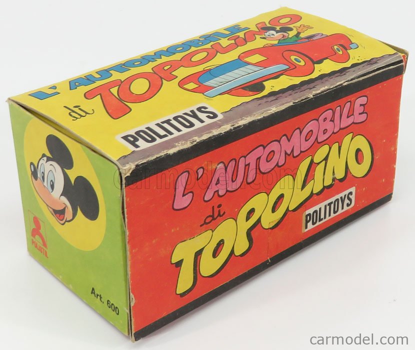 POLITOYS POLISTIL W600 Scale 1/43 WALT DISNEY TOPOLINO MICKEY