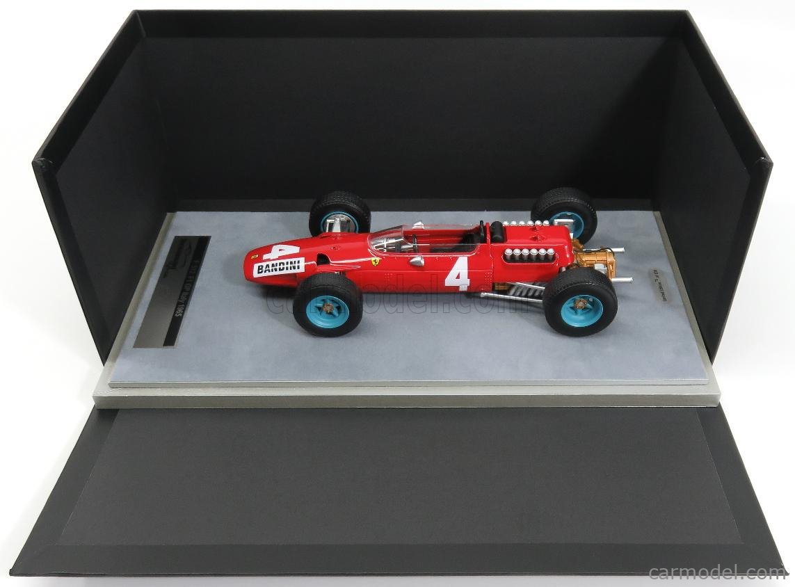 ミニカー　1/18 フェラーリ 512 F1 イタリアGP 1965 L.Bandini ドライバーフィギュア付 #4 [TMD18-98A] Tecnomodel FERRARI F1 512 ITALY GP 1965 BANDINI #4 w/Figure