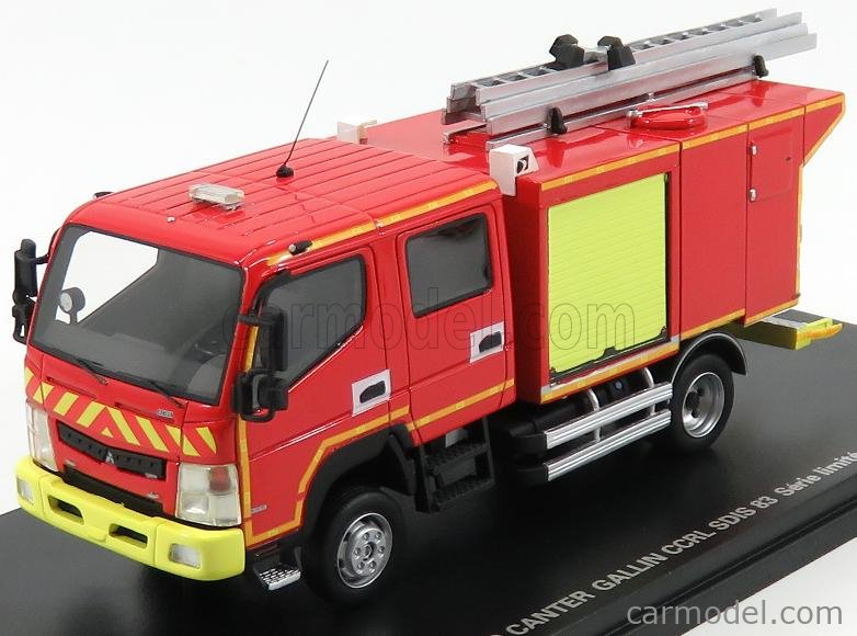 Alerte Mitsubishi Fuso Canter – Camion De Pompiers CCRL Gallin – Réf 0067 – 1/43 – Neuf
