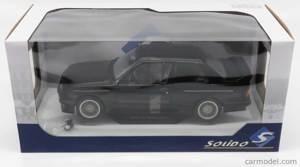 Modèle réduit Solido Voiture Miniature de Collection 1-18 - BMW M3 E30 -  1990 - Black - 1801501