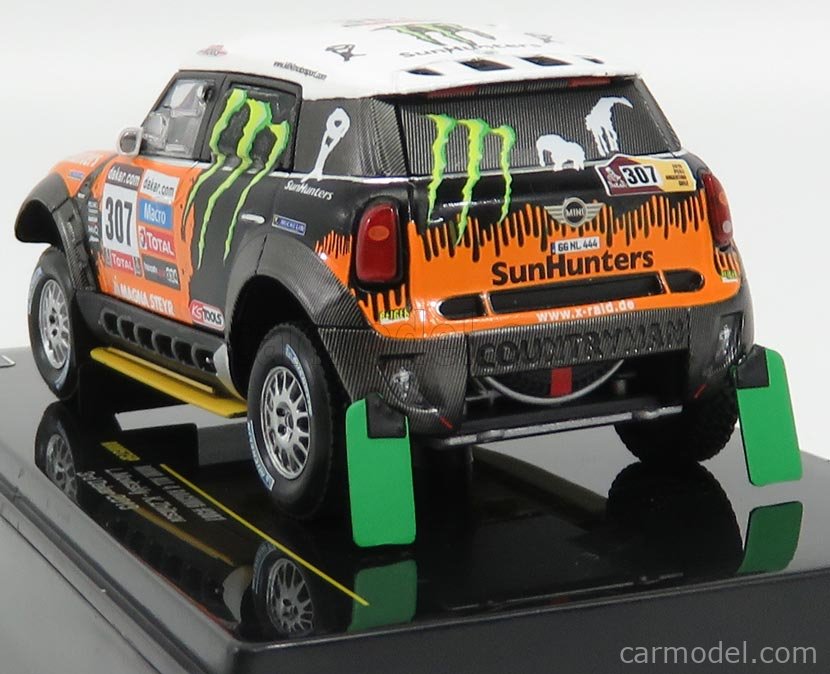 1:43 IXO MODEL CAR RAM575 Mini All 4 Racing Rally Dakar 2013 Novitskly 