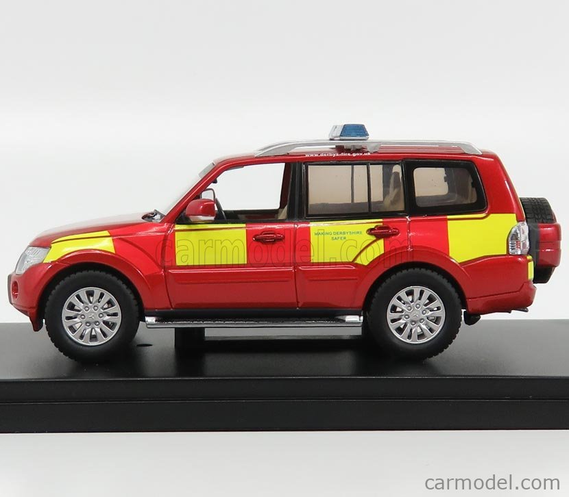 Premium X 1:43 PRD502 Mitsubishi Shogun Derbyshire Fire Rescue Service Models
