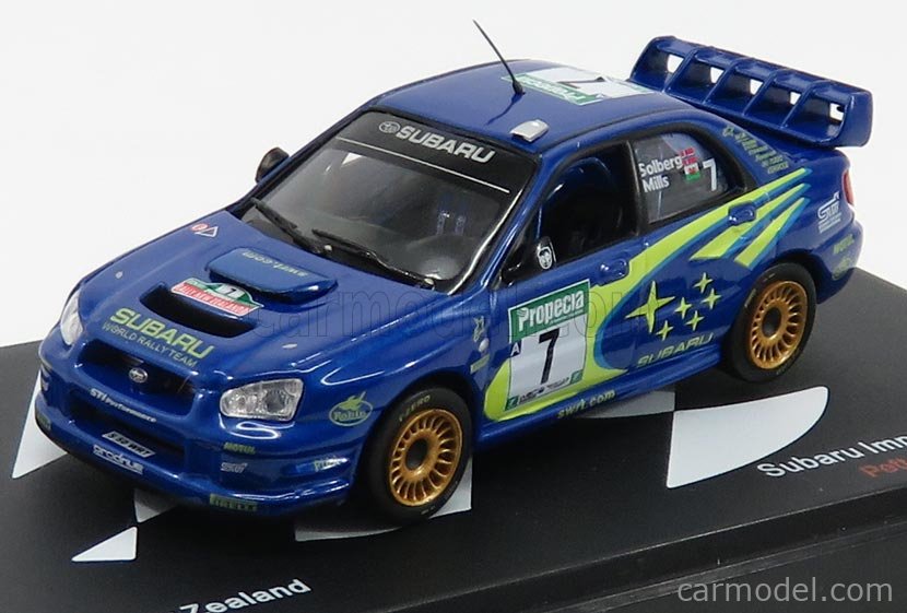 Modellino DIE CAST Subaru Impreza WRC 2003 Rally New Zealand 1/43 Nuovo 
