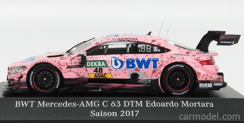 BWT B66961420 Neu Spark 1:43 Mercedes-AMG C 63 DTM 2017 #48 Edoardo Mortara 