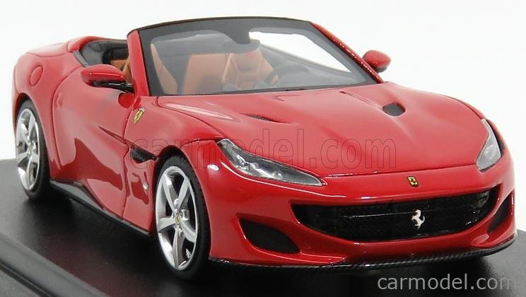 ミニカー　1/43 Ferrari Portofino Rosso Corsa(レッド) [LS480E] Ferrari Portofino Rosso Corsa with Open Roof Looksmart