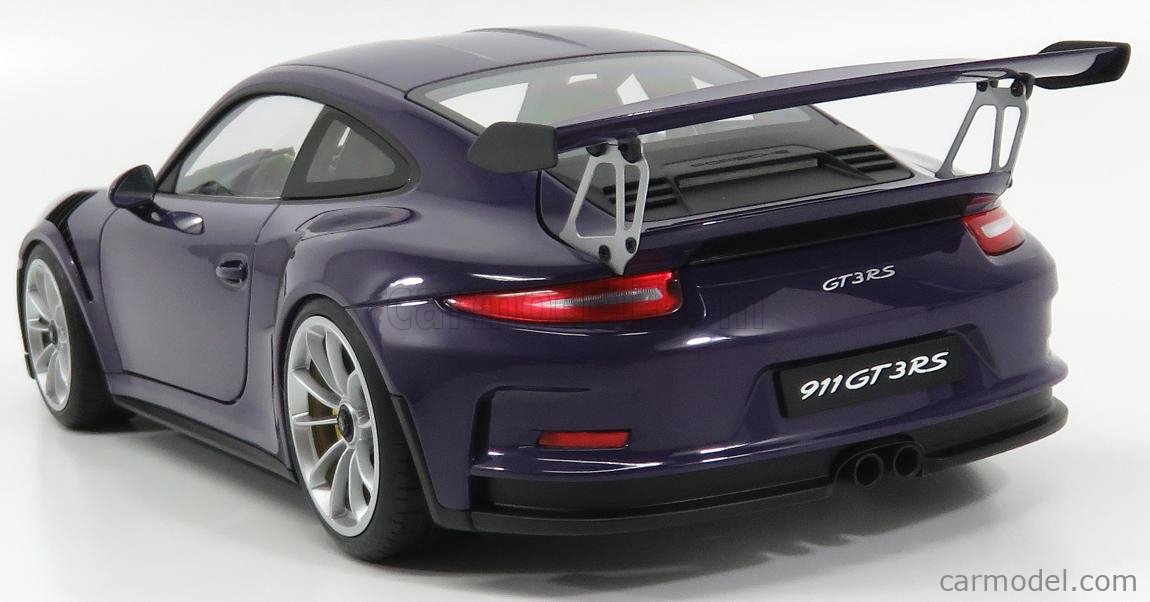 Autoart 78169 Scale 118 Porsche 911 991 Gt3 Rs Coupe 2016 Ultraviolet
