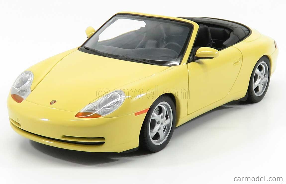 blue 1:18 UT Models Porsche 911 996 Cabrio Convertible yellow 