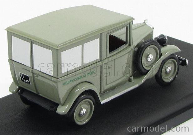 SB-74) RIO SL025/A Fiat 1935 Balilla Ambulance Italy Red Cross in 1:43 in OVP