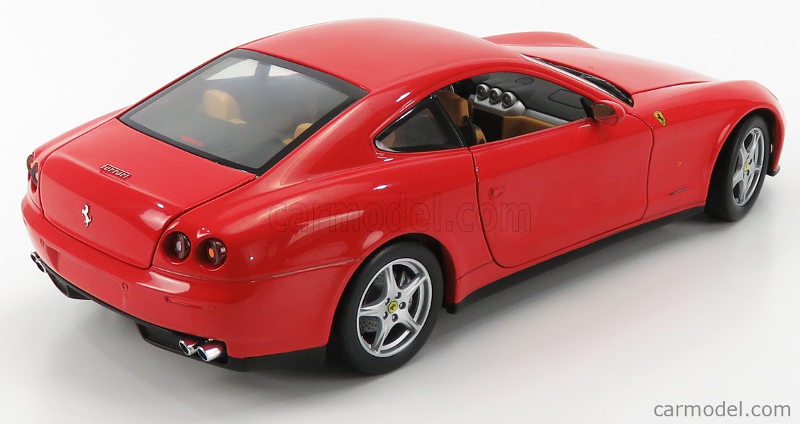 MATTEL HOT WHEELS B6047-06126 Scale 1/18 | FERRARI 612 SCAGLIETTI 2004 RED