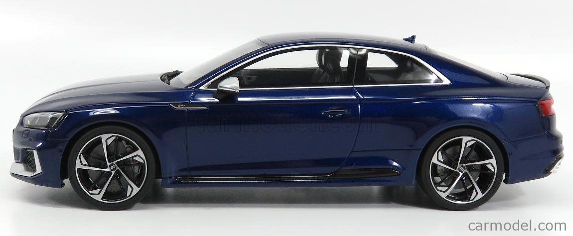 GT Spirit A U D I A5 RS5 F5 II Coupe Blue 2nd Generation from 2016 No. 062 1/18 Model Car with Individual Number Plate
