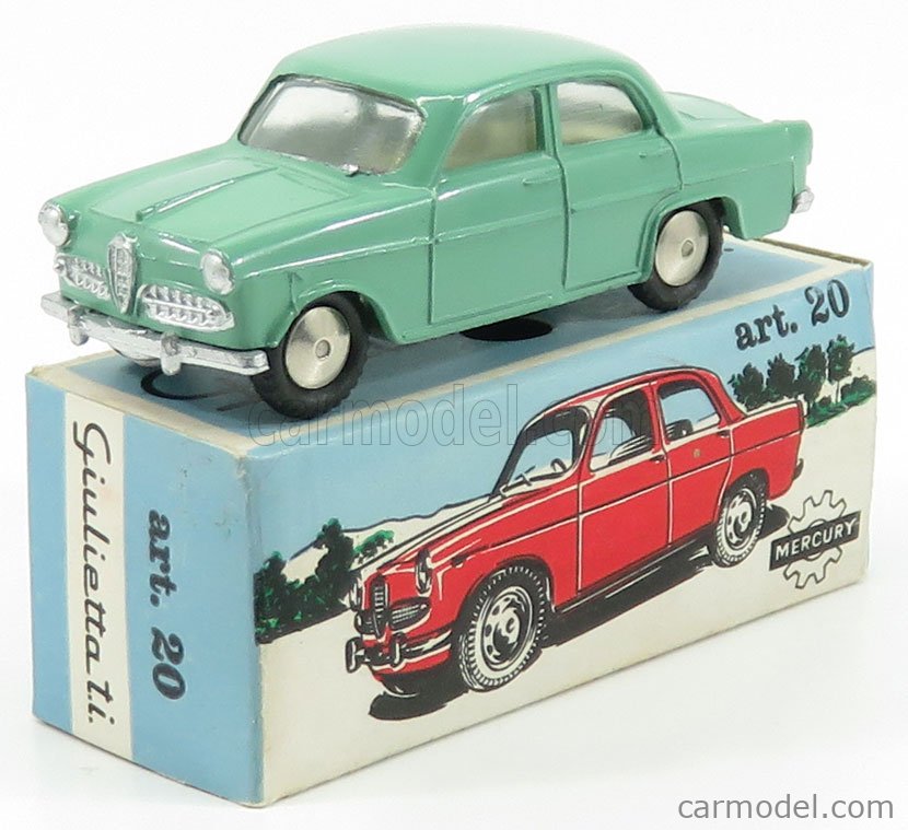 MERCURY-ITALY 20 Scala 1/45 | ALFA ROMEO GIULIETTA TI LIGHT GREEN