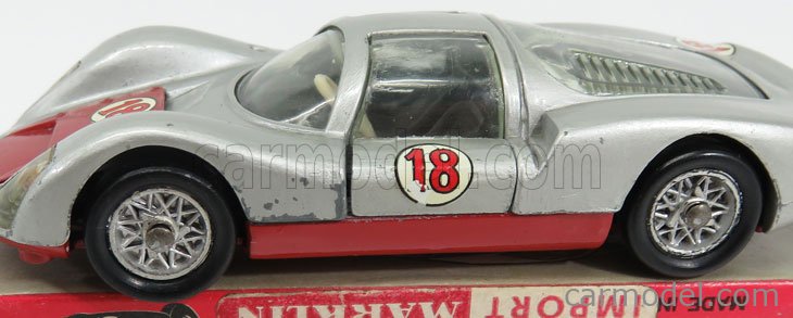 【MERCURY】絶版レア品 Porsche Carrera 6 #18 MERCURY-ITALY 61 Scale 1/43 | PORSCHE CARRERA 6 N 18 1967 SILVER