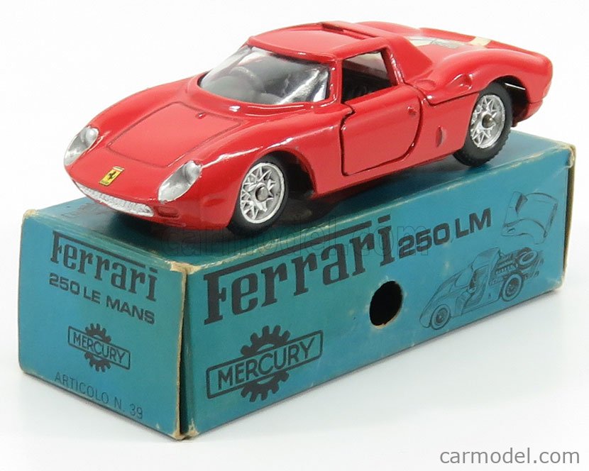 MERCURY-ITALY 39 Scale 1/43 | FERRARI 250LM LE MANS 1964 RED