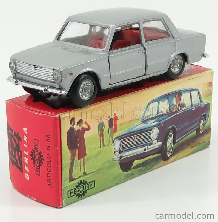 MERCURY FIAT 124 BERLINE ROUGE SCALE 1/43