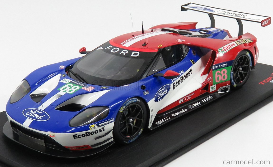 TRUESCALE TS0031 Scale 1/18 | FORD USA GT 3.5L TURBO V6 TEAM FORD CHIP ...