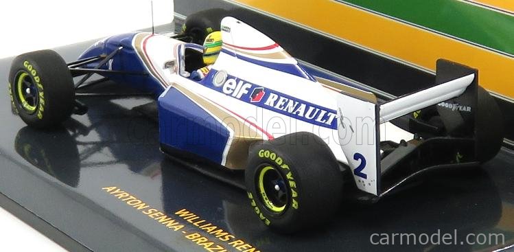 Minichamps 547940102 1/43 Williams FW16 Ayrton Senna 1994 Brazil GP F1 Model 