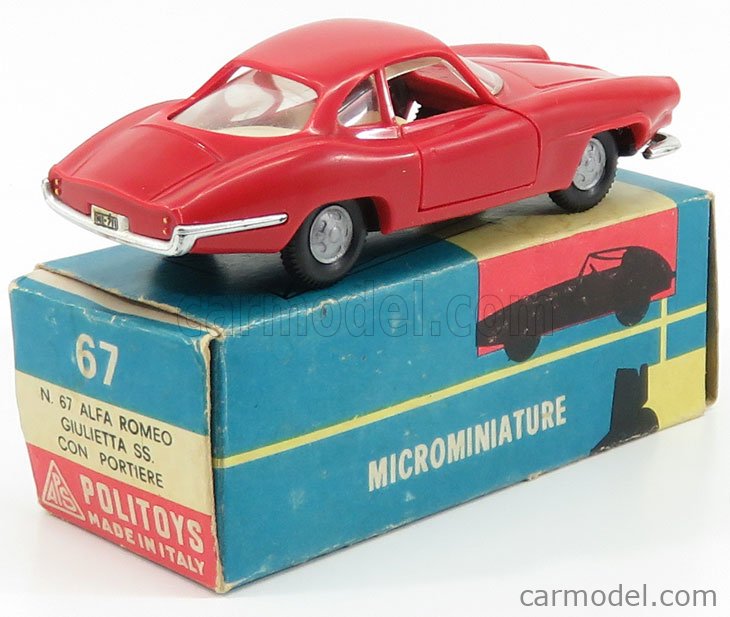 POLITOYS PLAST POLPL067 Scala 1/41 | ALFA ROMEO GIULIETTA SS - 1