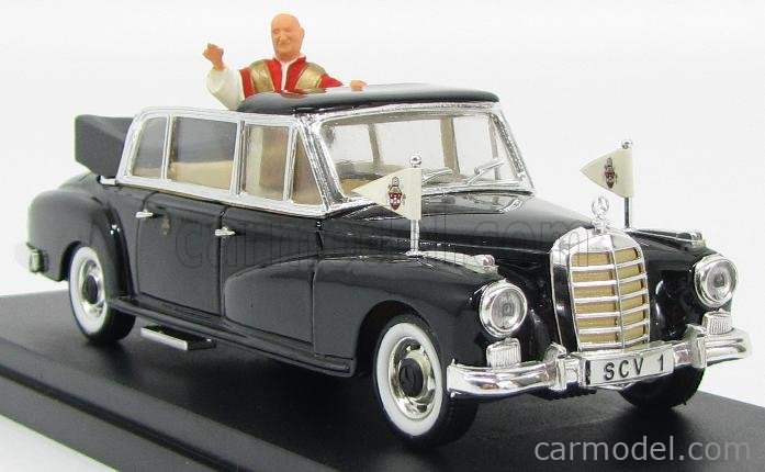 Miniature Rio 1/43 - Mercedes 300 D Limousine - Pape Jean XXIII - Occasion