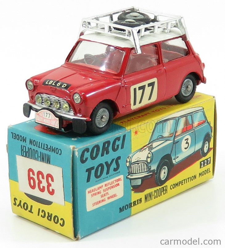 CORGI 339 Scale 1/43 | MORRIS MINI COOPER S N 177 WINNER RALLY ...