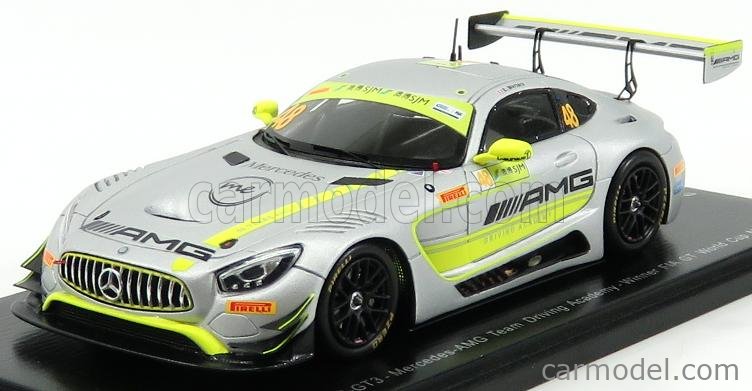 Miniature Spark Mercedes AMG GT3 – Vainqueur Macau GT Cup 2017 – 1/43