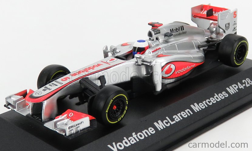 P.M.A F1 1/43 J.バトン　マクラーレンメルセデス　MP4-28 ミニチャンプス 1/43 ボーダフォン マクラーレン メルセデス