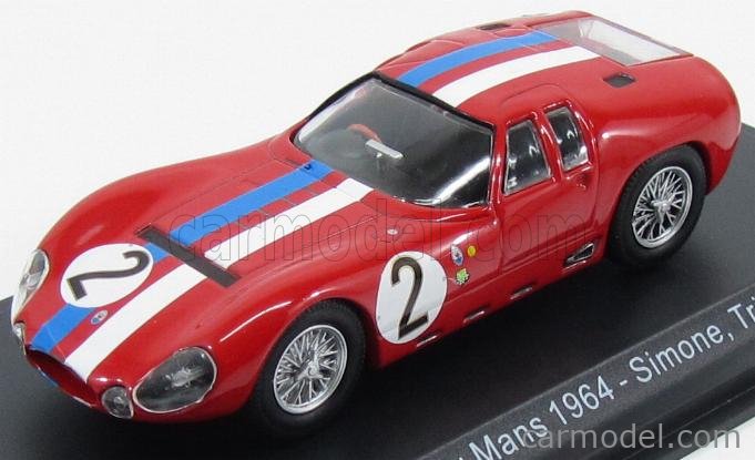 EDICOLA MASERATI TIPO 65 N. 8 LE MANS 1965 N SPARK