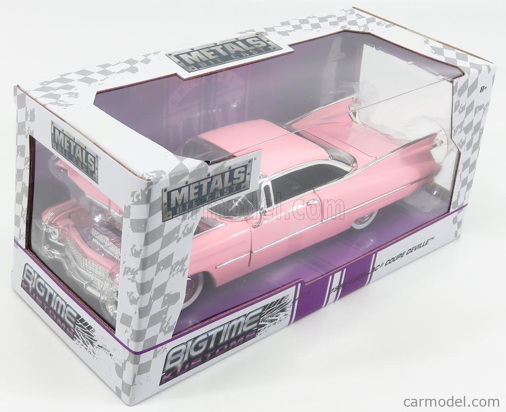 JADA 96801PK Scale 1/24 | CADILLAC COUPE DEVILLE HARD-TOP 1959 PINK