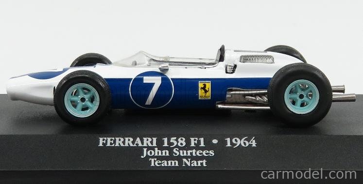 Ferrari 158 F1 John Surtees 1964 Team Nart 1:43 Atlas Diecast model car